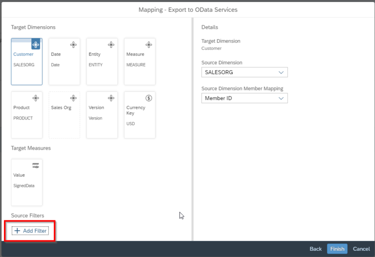 SAP ANALYTICS CLOUD (SAC) Planning write back to SAP BW with ODATA Sns-Brigh10