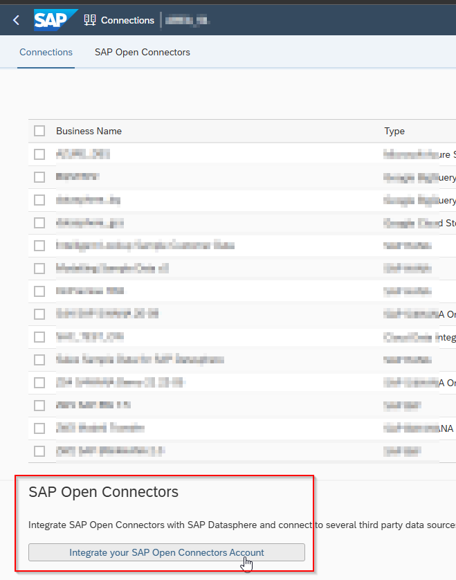 Screenshot dsp open connector